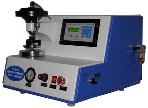 manufacturer of digital automatic burst strength tester|automatic bursting strength test machine.